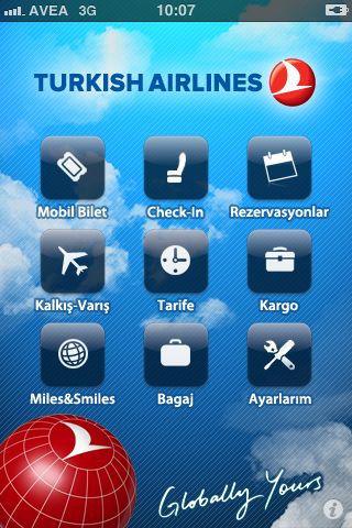Fly Turkish İphone Uygulaması Kullanma