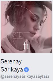 serenay sarıkaya resmi faceook sayfası nedir